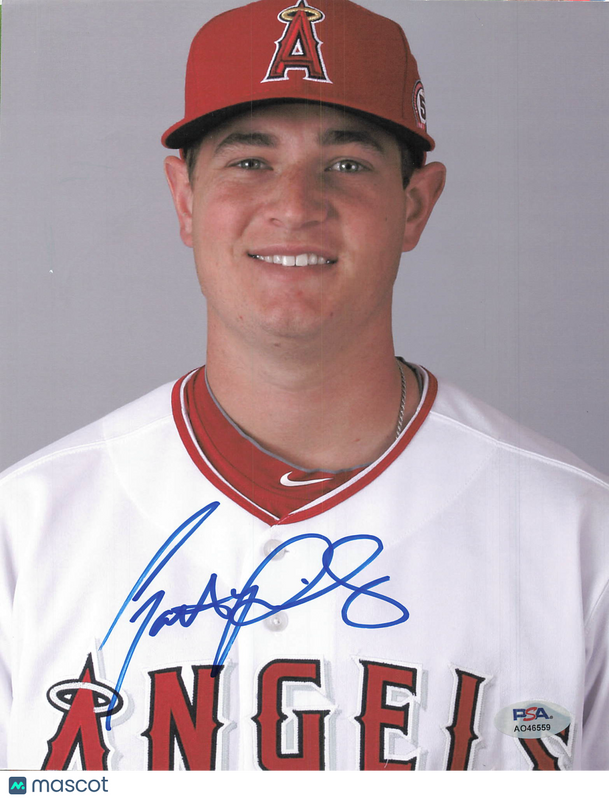 Garrett Richards Los Angeles Angels Signed 8x10 Photo PSA