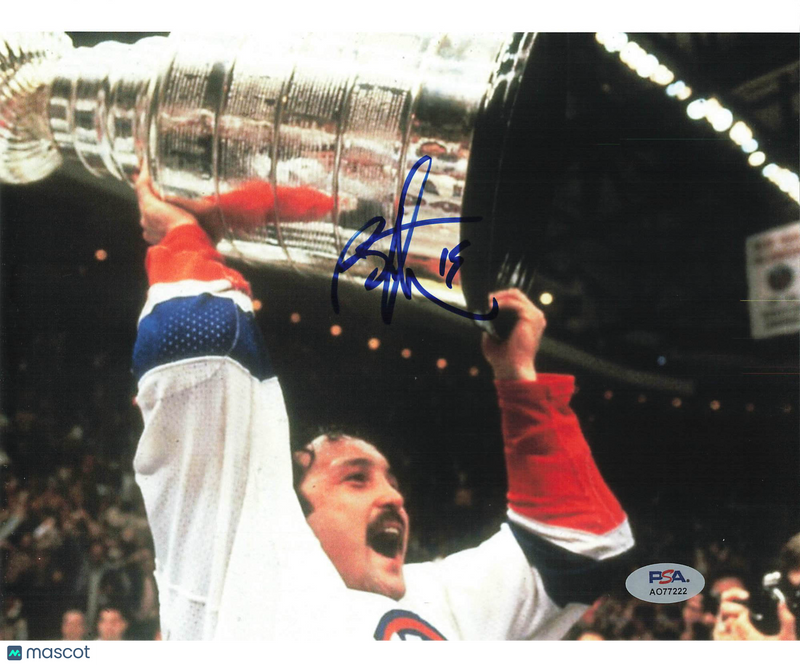 Bryan Trottier Signed 8x10 Photo PSA New York Islanders
