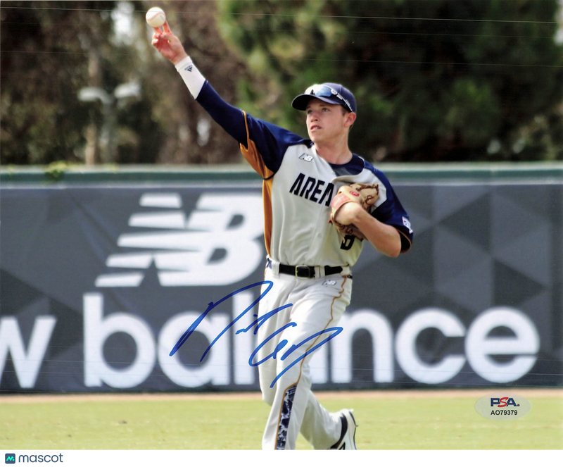 Nick Allen Milwaukee Brewers Signed 8x10 Photo PSA