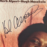Herb Alpert Vinyl Cover Signed PSA/DNA Hugh Masekela Album