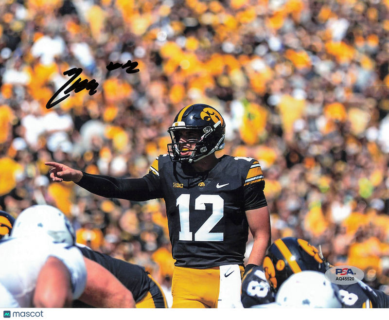Cade McNamara Signed Iowa Hawkeyes Football 8x10 Photo PSA Autographed