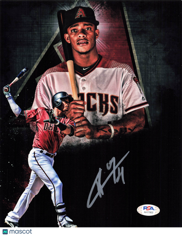 Ketel Marte Arizona Diamondbacks Signed 8x10 Photo PSA