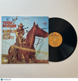 Ramblin' Jack Elliott Signed CD Album Young Brigham JSA Auth