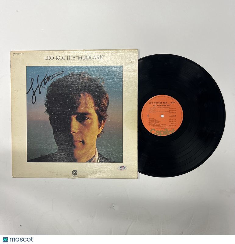 Leo Kottke Signed Mudlark Vinyl Album PSA Autographed