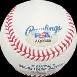 Adam Laird Signed MLB Baseball PSA