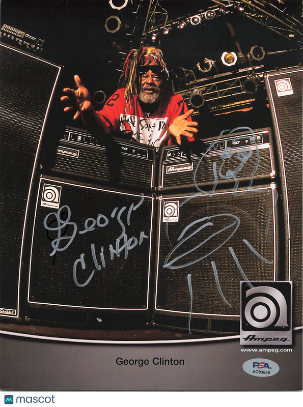 George Clinton Signed 8x10 Photo PSA Autographed
