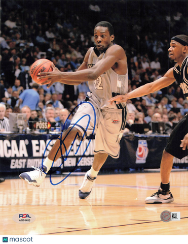 Jeff Green Georgetown Hoyas Signed Basketball 8x10 Photo PSA
