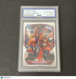 2023 Bowman University Chrome #83 Daron Holmes signed card PSA Dayton