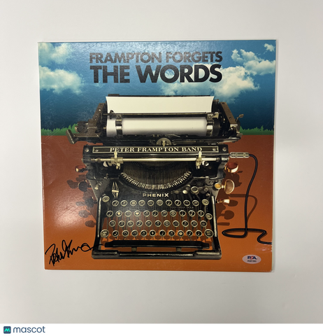 Peter Frampton Signed Frampton Forgets the Words Vinyl Album PSA