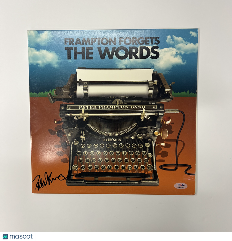 Peter Frampton Signed Frampton Forgets the Words Vinyl Album PSA