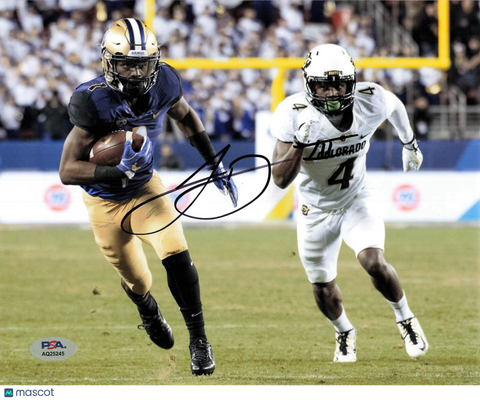 John Ross Signed Washington Huskies Football Photo Autographed