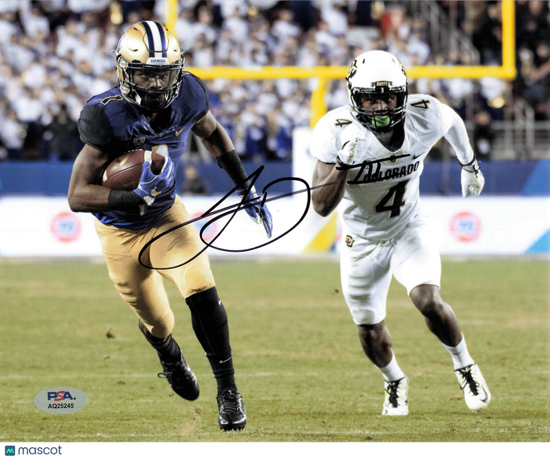 John Ross Signed Washington Huskies Football Photo Autographed