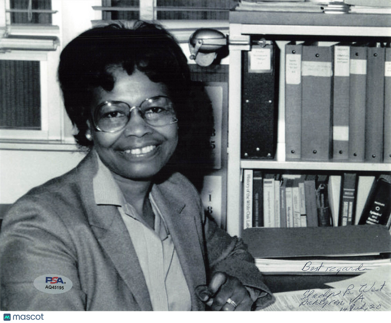 Gladys West Signed 8x10 Photo PSA Autographed