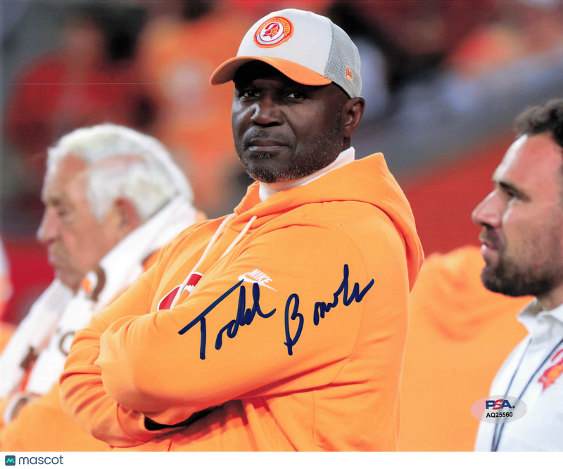 Todd Bowles Signed Tampa Bay Buccaneers Football 8x10 Photo PSA Autographed