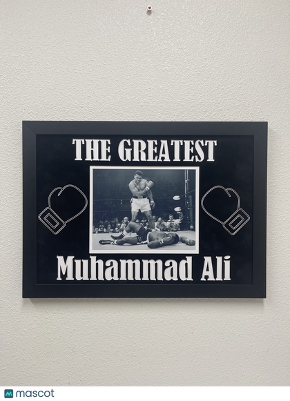 Muhammad Ali "The Greatest" Custom Display Frame(14x20) Boxing