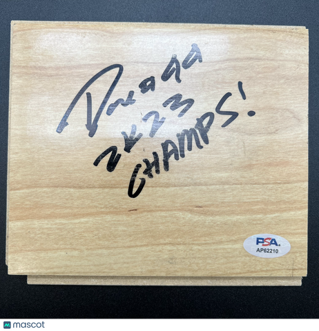 Andre Jackson Signed Floorboard PSA/DNA Autographed Uconn