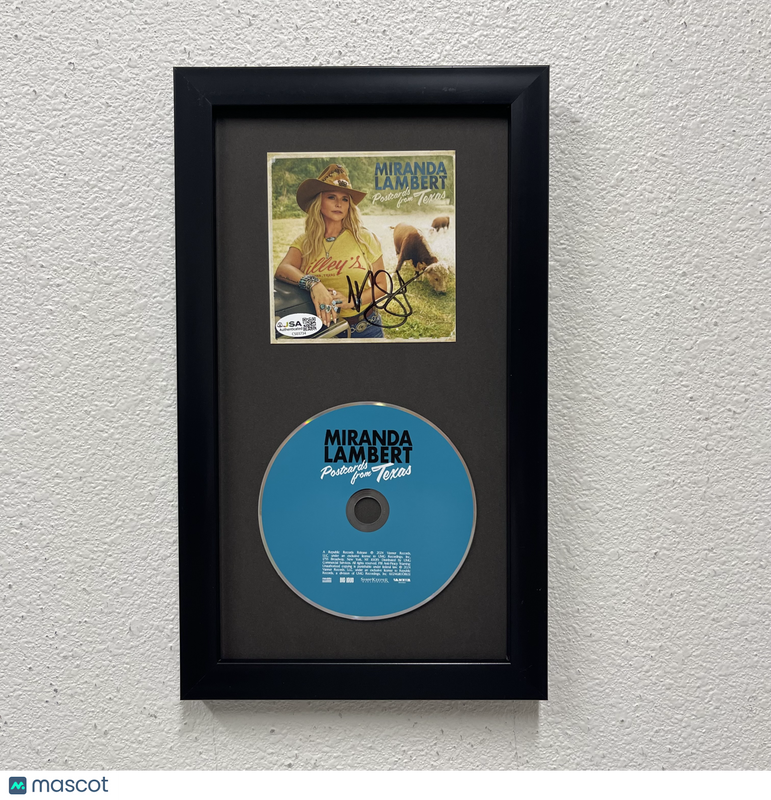Miranda Lambert Signed Postcards from Texas Framed Display CD Album JSA