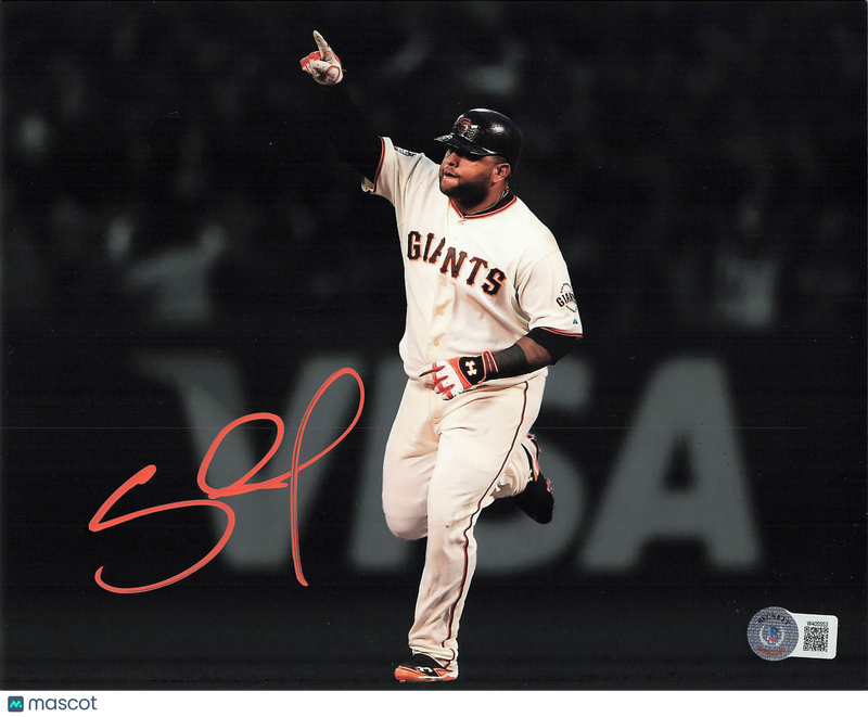 Pablo Sandoval San Francisco Giants Signed 8x10 Photo BAS