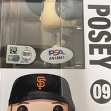 Buster Posey Signed Baseball #09 Funko Pop PSA Encapsulated Autographed