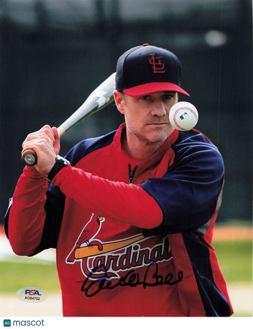 David Bell St. Louis Cardinals Signed 8x10 Photo PSA