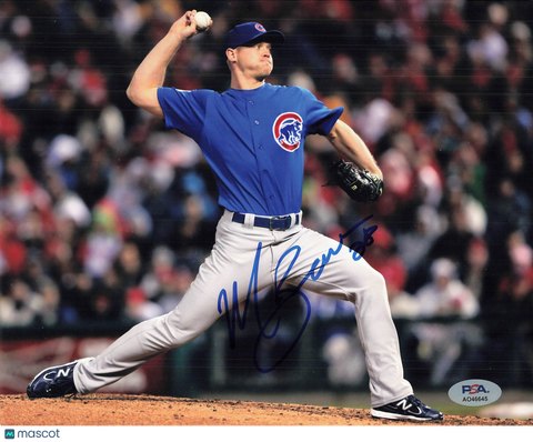 Michael Bowden Chicago Cubs Signed 8x10 Photo PSA