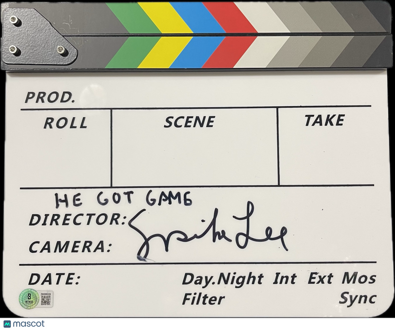 Spike Lee Signed Clapboard BAS Autographed