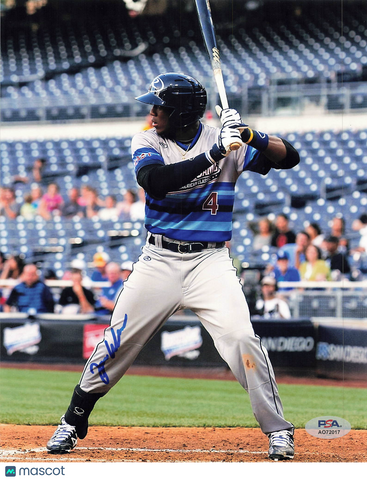 Justin Williams Perfect Game Signed 8x10 Photo PSA