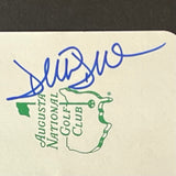 David Duval Signed Golf Scorecard PSA Autographed