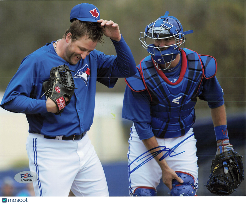 J.P. Arencibia Toronto Blue Jays Signed 8x10 Photo PSA