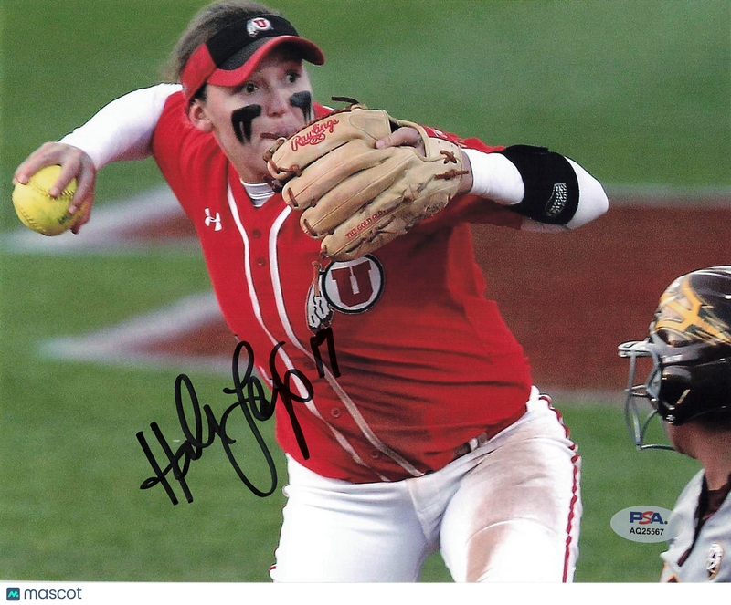 Hannah Flippen Utah Utes Signed 8x10 Photo PSA