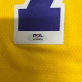 Luka Doncic Signed Jersey PSA Los Angeles Lakers Autographed