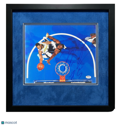 Will Barton Denver Nuggets Signed Basketball 11x14 Custom Framed Photo PSA