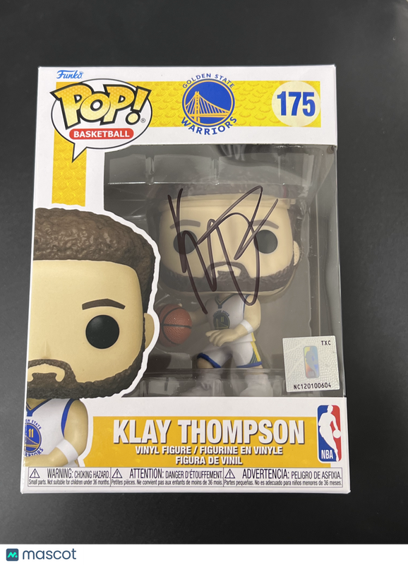 Klay Thompson Signed Funko Pop #175 JSA Encapsulated Autographed GSW
