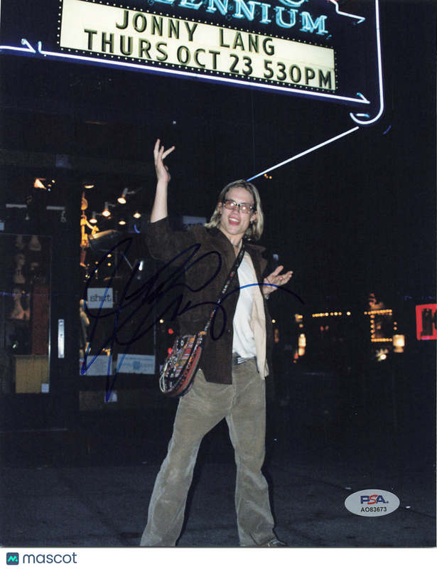 Jonny Lang Signed 8x10 Photo PSA Autographed