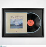 Tom Paxton Signed Even a Gray Day Custom Framed Vinyl PSA Album Autographed