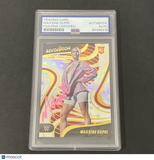 2023 Panini Revolution WWE #38 Maxxine Dupri Astro Rookie signed card PSA