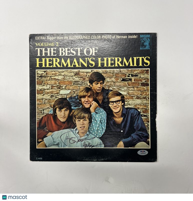 Peter Noone Signed The Best of Herman’s Hermits Album PSA Autographed