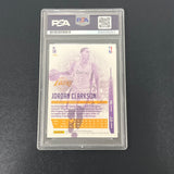 2016-17 Panini Prestige Basketball#58 Jordan Clarkson Signed Card PSA Lakers