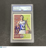 George Gervin 2012-13 Panini Past & Present Basketball #100 Signed Card PSA Auto