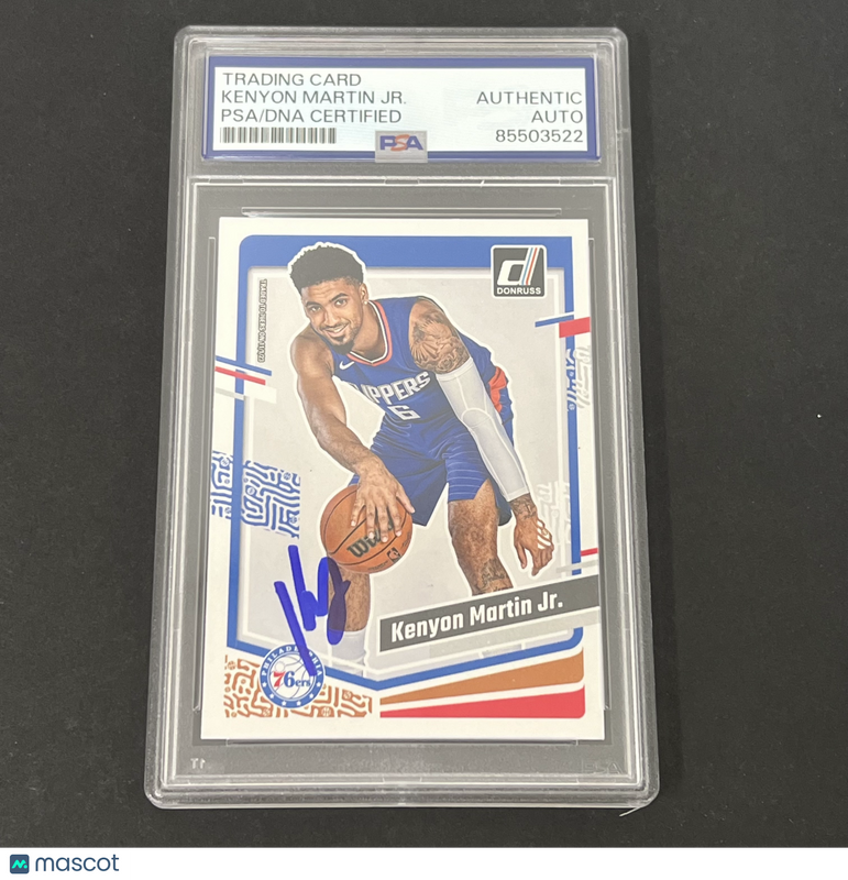 2023-24 Panini Donruss #159 Kenyon Martin Jr. signed card PSA