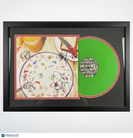 All American Rejects Signed Custom Framed Vinyl PSA