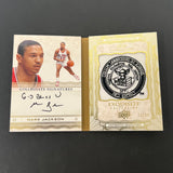 2012-13 UD Exquisite Col Collegiate Sig #CS-MA Mark Jackson Autograph Patch card