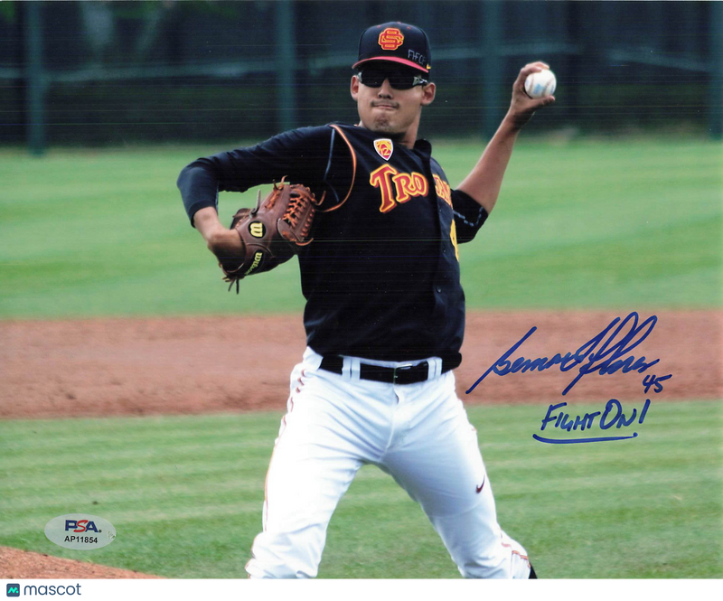 Bernardo Flores USC Trojans Signed 8x10 Photo PSA
