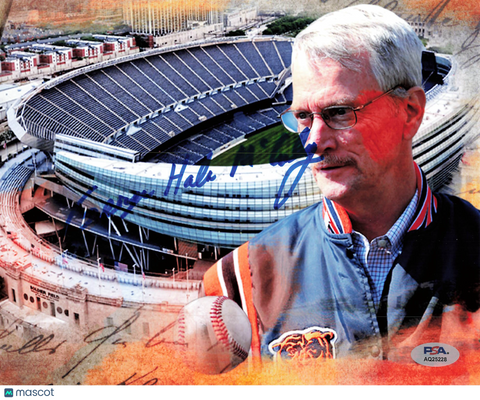 George McCaskey Signed Chicago Bears Football 8x10 Photo Autographed