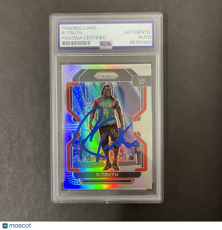 R-Truth 2022 Panini Prizm#172 Signed Card PSA Autographed