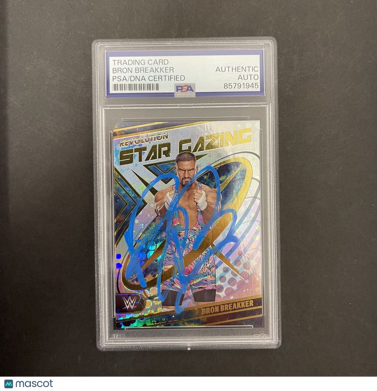 Bron Breakker 2023 Panini Revolution WWE#2 Signed Card PSA Autographed