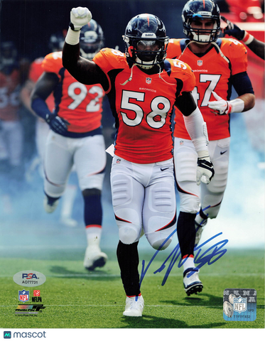 Von Miller Signed 8x10 Photo PSA Autographed