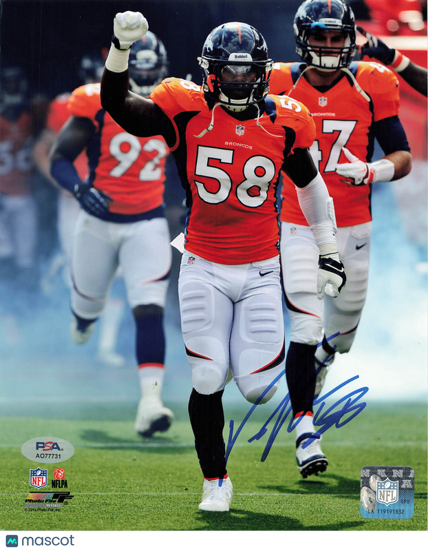 Von Miller Signed 8x10 Photo PSA Autographed