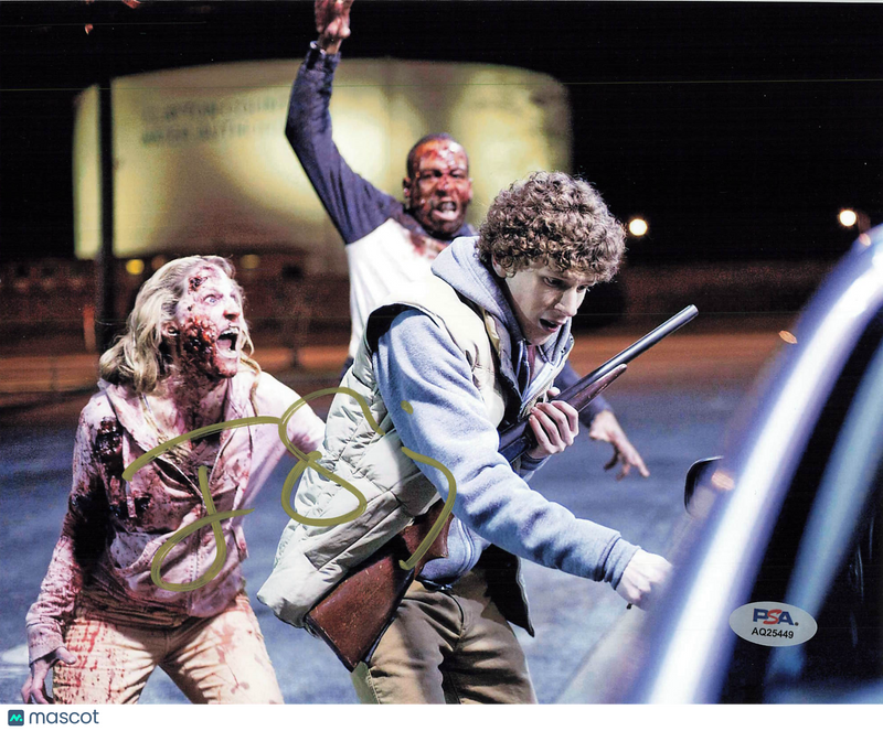 Jesse Eisenberg Signed 8x10 Photo PSA Autographed