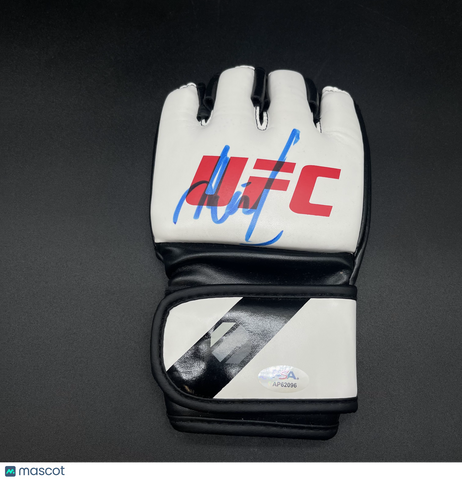 Asu Almabyev Signed UFC Glove PSA Kazakh Autographed